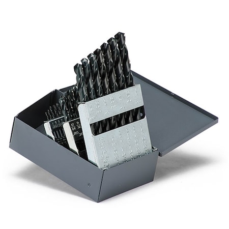 Kodiak Cutting Tools 25 Pc. Drill Sets Drill Bit Sets with Cases 5420203